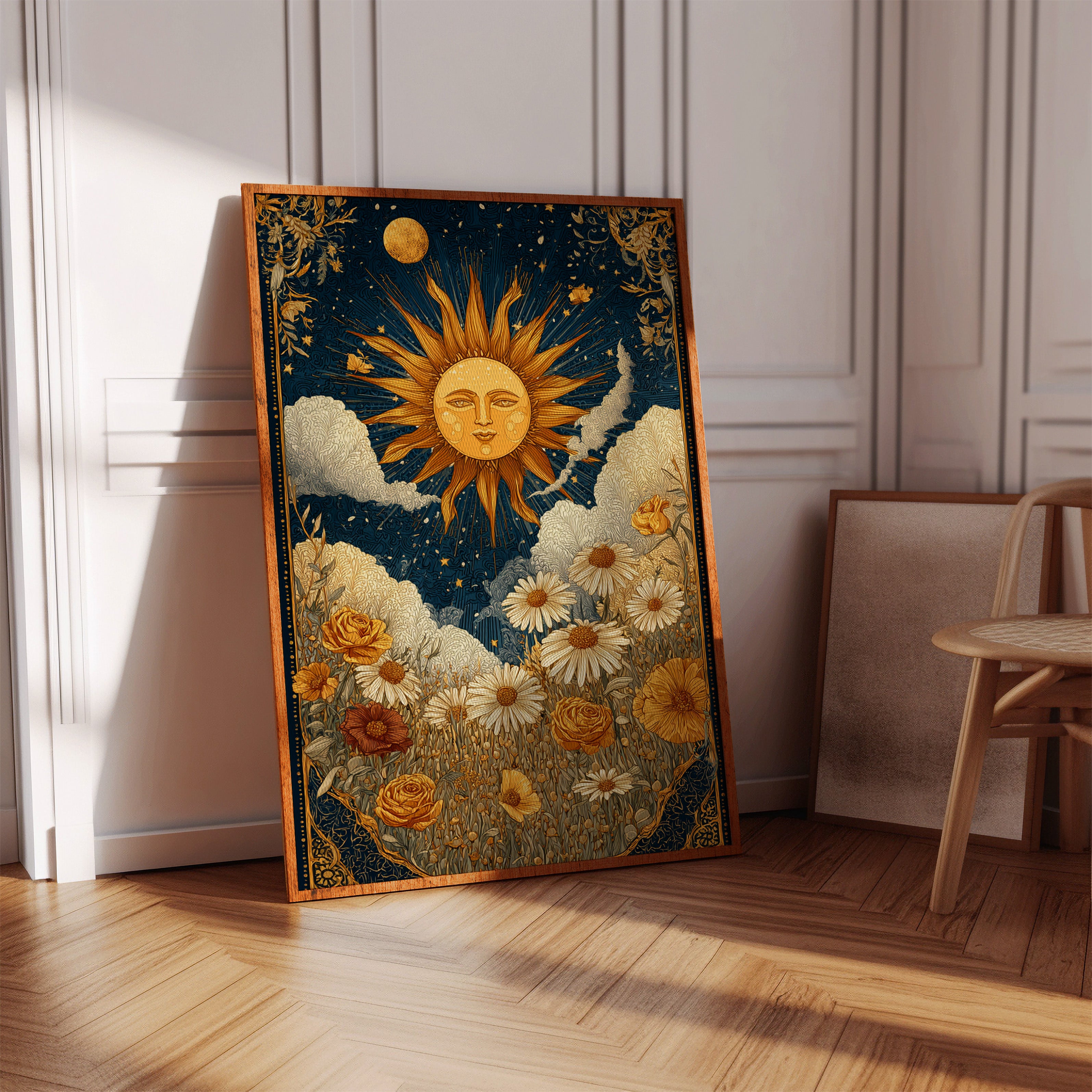 Sunlit Serenade Among Blossoms