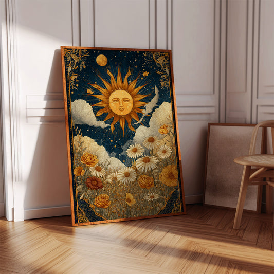 Sunlit Serenade Among Blossoms
