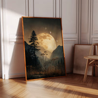Moonlit Serenade Over Silent Valleys