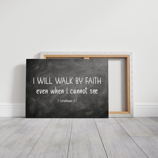 Chalk Words On Wooden Shelves