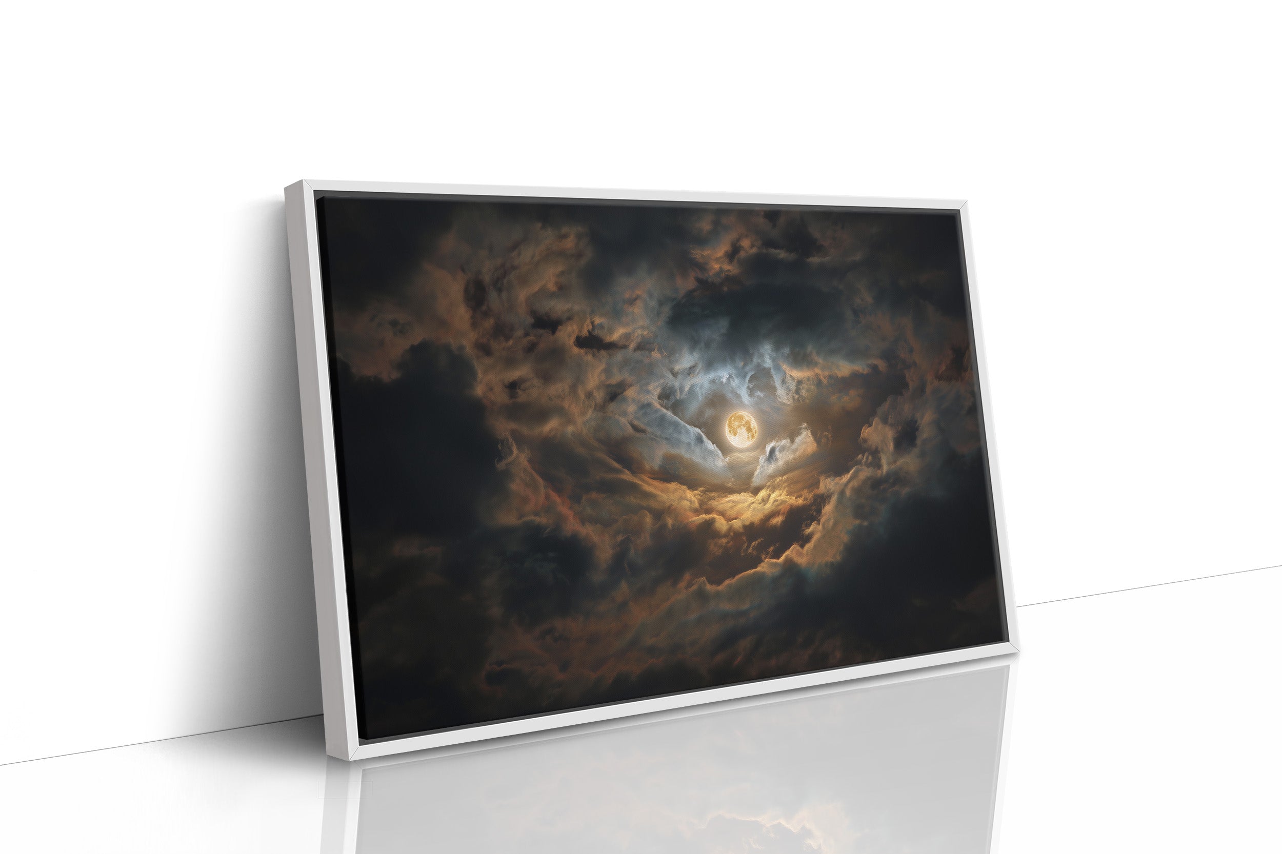Celestial Harbor Among Storm Clouds
