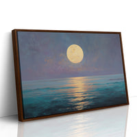Full Moon Paints Ocean Gold
