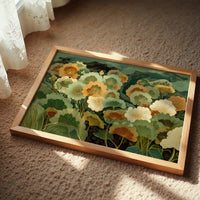 Sunlit Poppies Dance In Jade