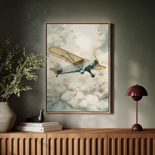 Chasing Horizons in Vintage Blue