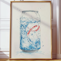 Summer Bubbles Dance In Glass