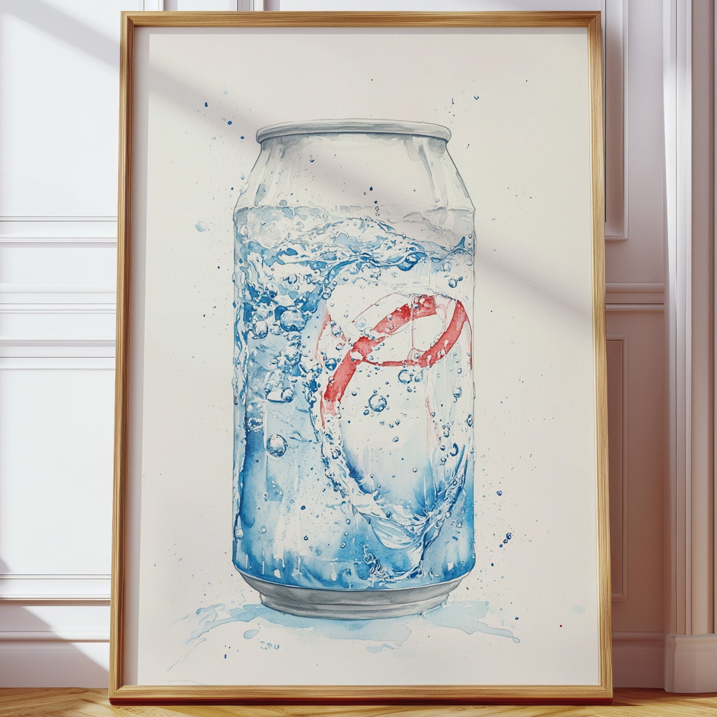 Summer Bubbles Dance In Glass