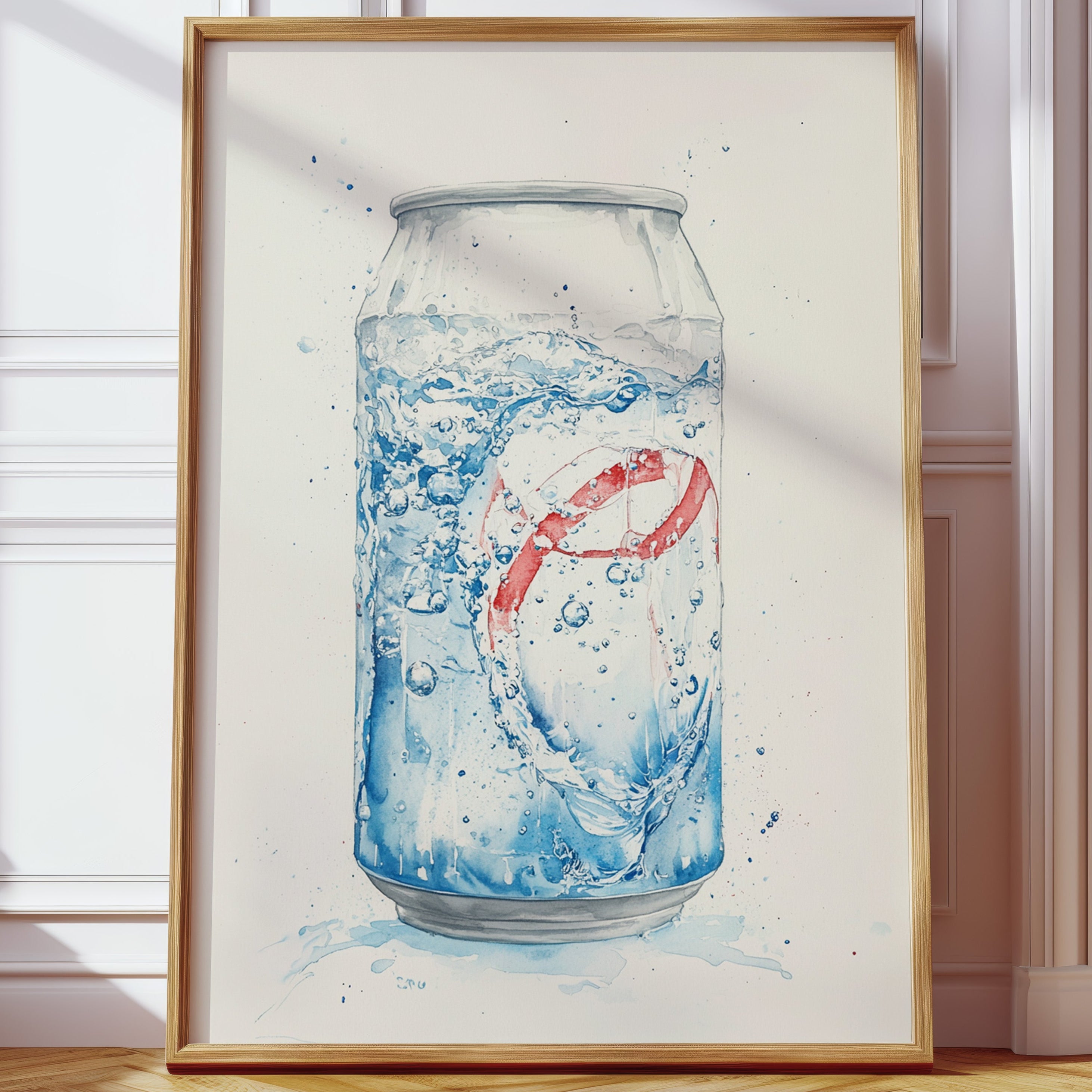 Summer Bubbles Dance In Glass