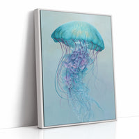 Aqua Bloom Dances Through Glass