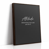 Attitude Determines Everything