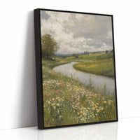 Wildflowers Along the Winding River