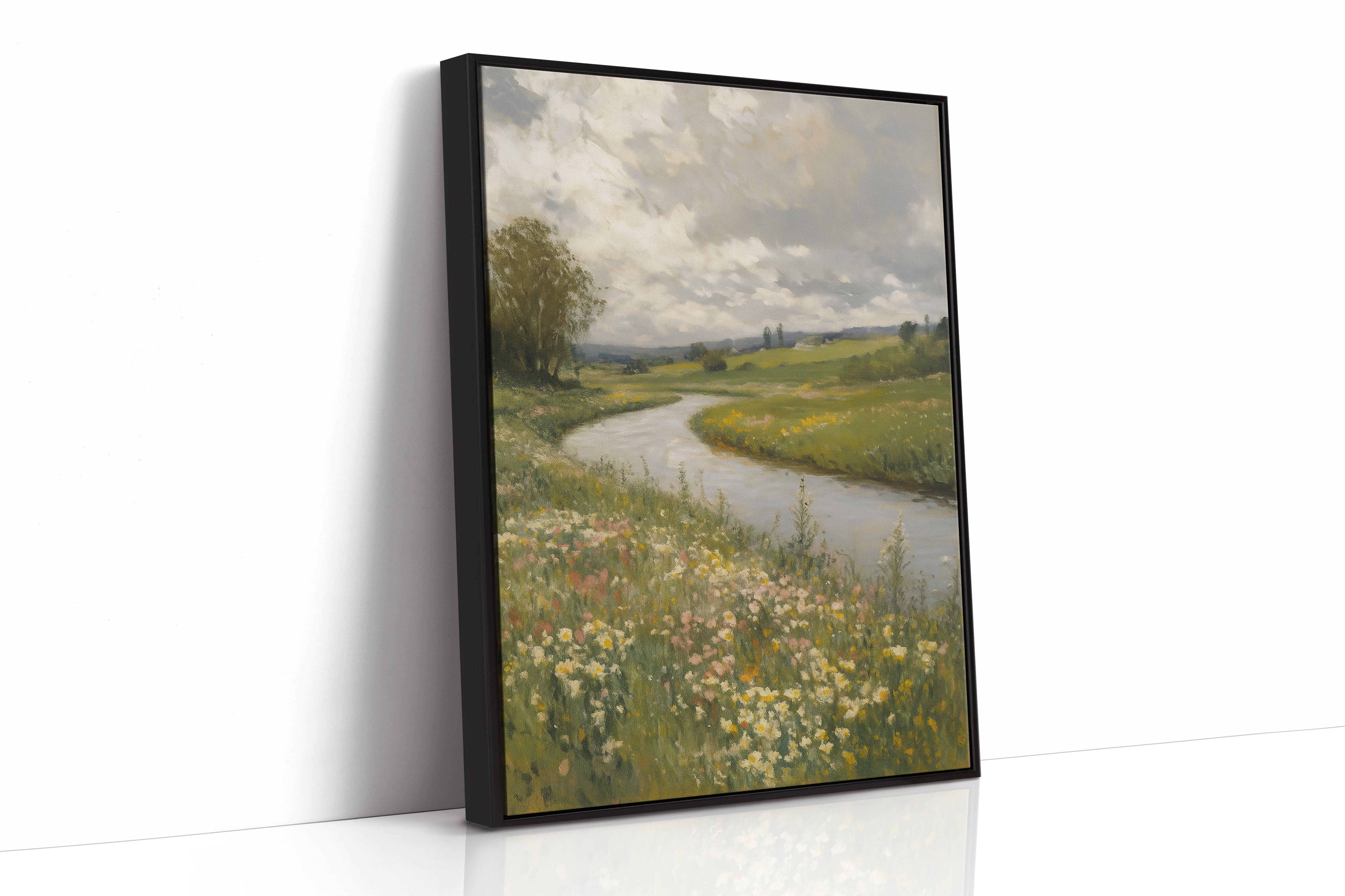 Wildflowers Along the Winding River