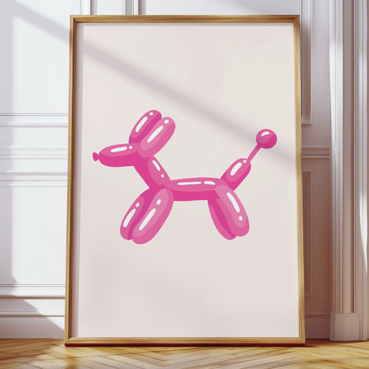 A Playful Moment in Pink