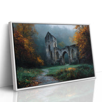 Ruins in Autumn Fog