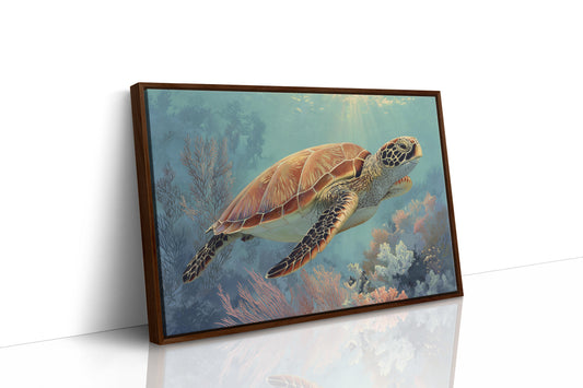 Ancient Voyager Through Turquoise Depths