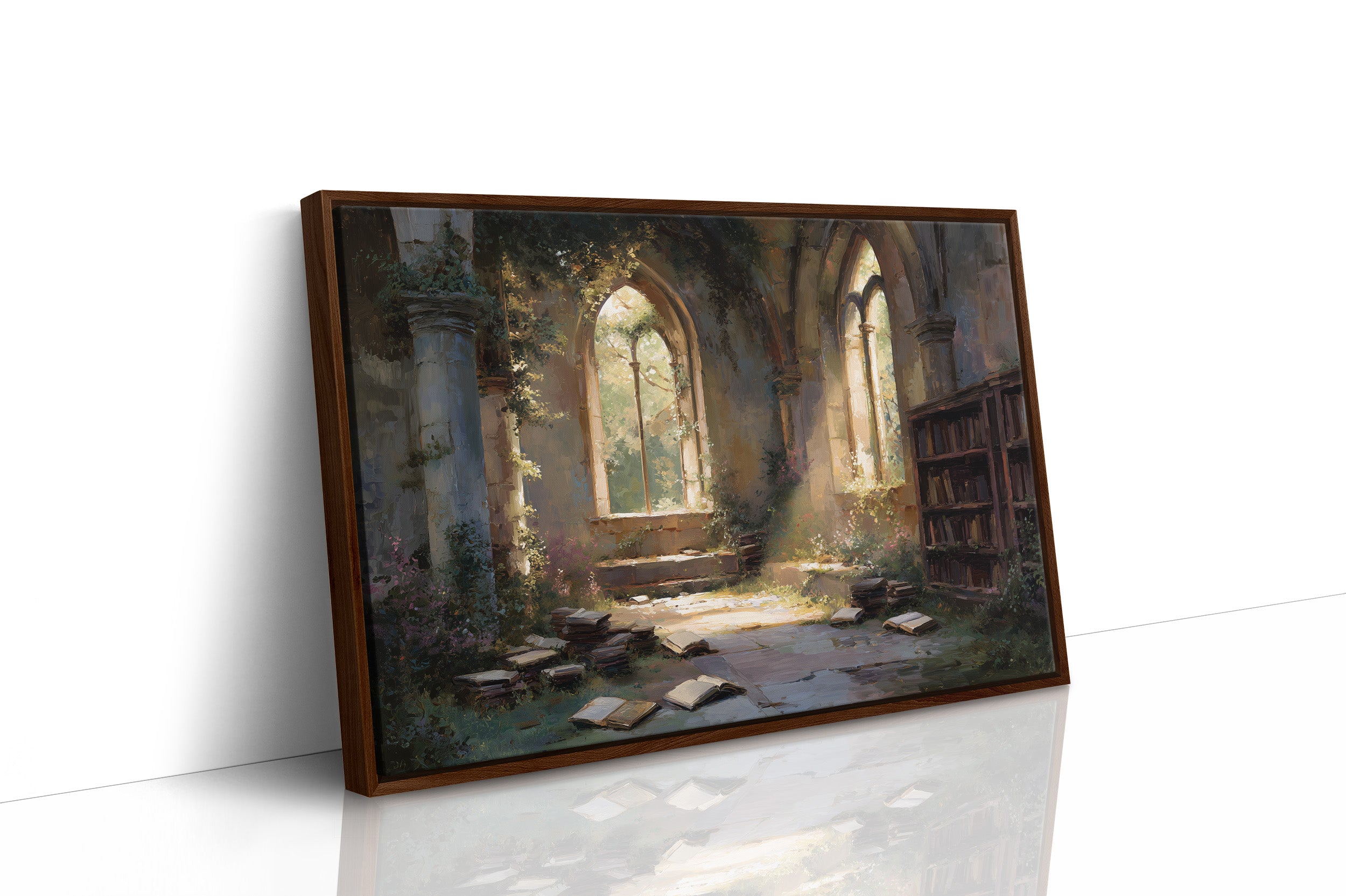 Ancient Pages Bathe In Light