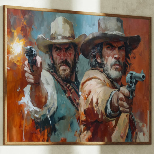 Sunset Burns Through Outlaw Territory