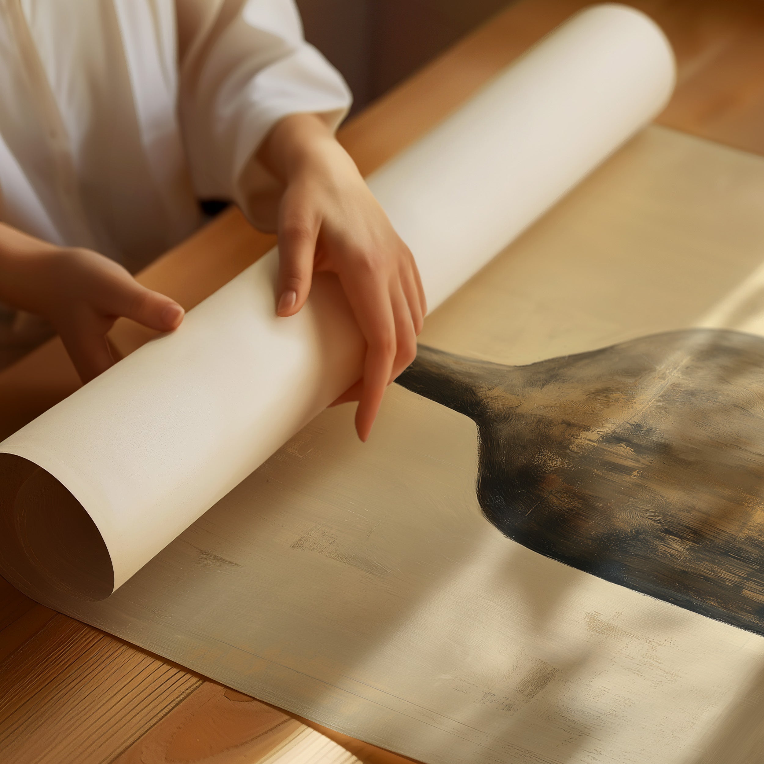 Earthen Vessel In Morning Light