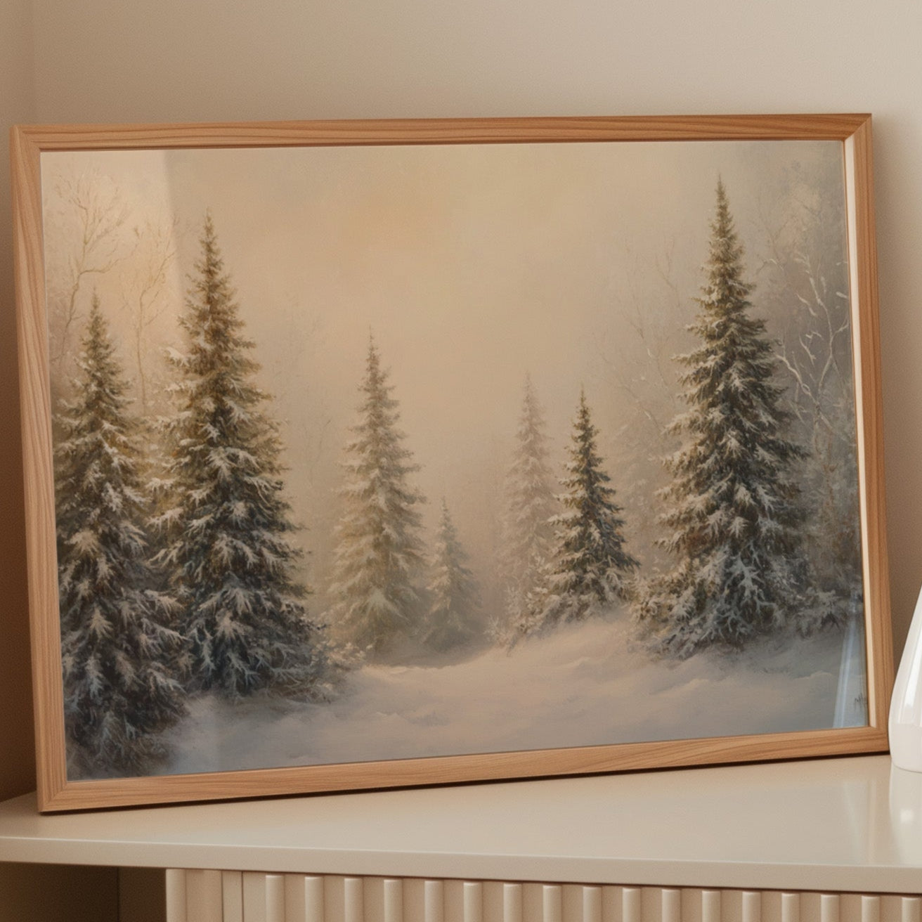 Silent Snow Wraps Pine Dreams