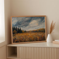 Autumn Prairie Holds Golden Hours