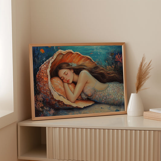 Pearl Dreams In Ocean Depths
