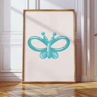 Turquoise Wings Paint Morning Fresh