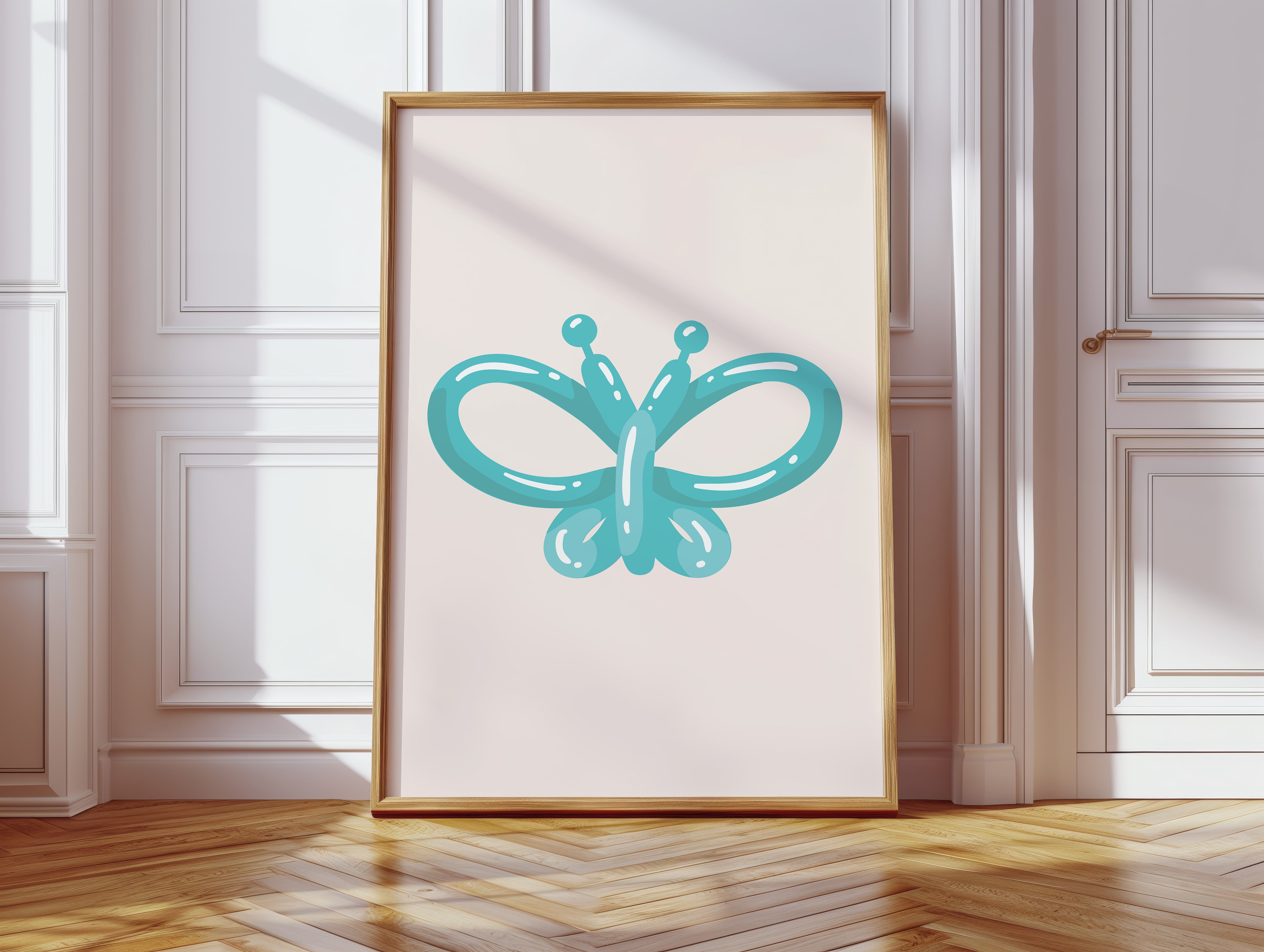 Turquoise Wings Paint Morning Fresh
