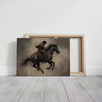 Phantom Rider Through Dusty Twilight
