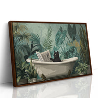 Morning News in the Jungle Bath