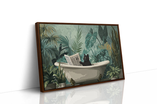 Morning News in the Jungle Bath