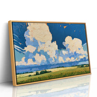 Cumulus Over The Green Fields