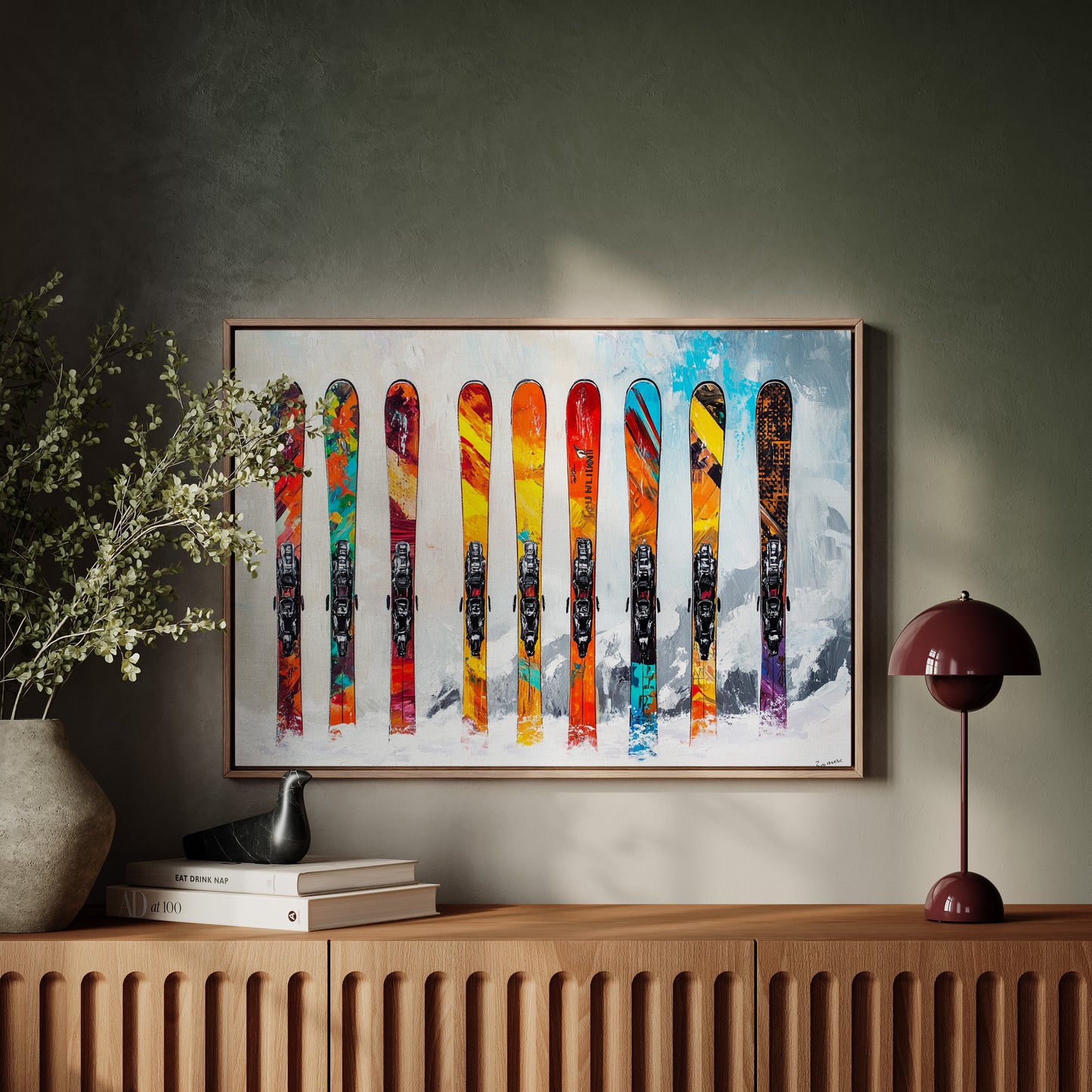 Mountain Colors Line Fresh Snow