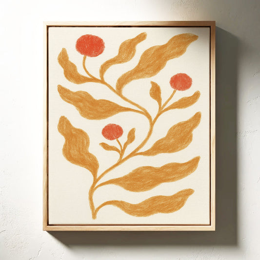 Golden Leaves Hold Coral Stories