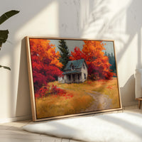 Harvest Home Beneath Fiery Canopy