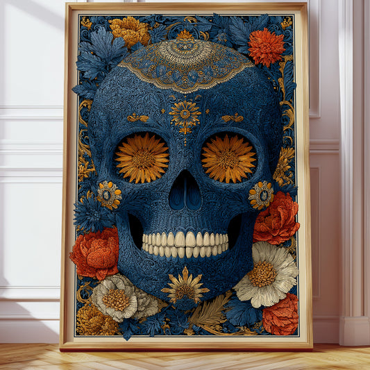 Floral Reverie Beneath Bone
