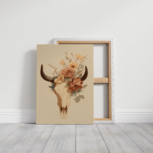 Desert Bloom Among Bleached Bones