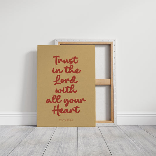 Faith Words In Warm Clay