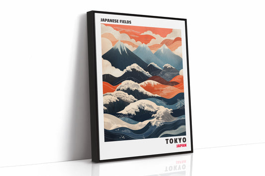 Japanese Fields – Mountain and Wave Harmony