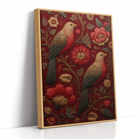 Stitched in Crimson and Gold