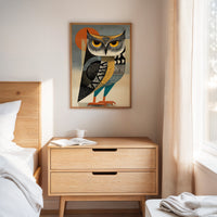 The Watcher Under Moonlit Patterns