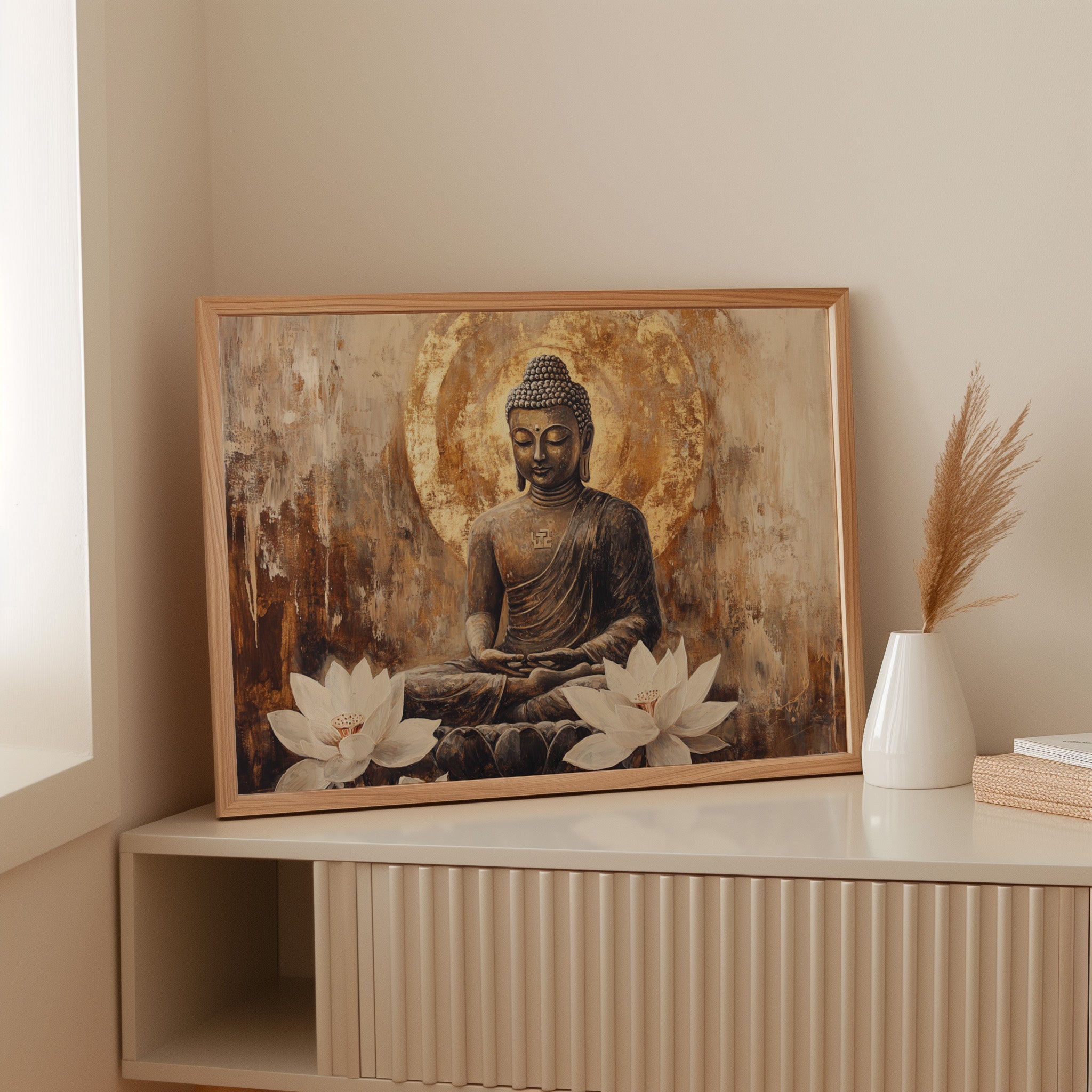 Sacred Lotus Blooms At Dawn