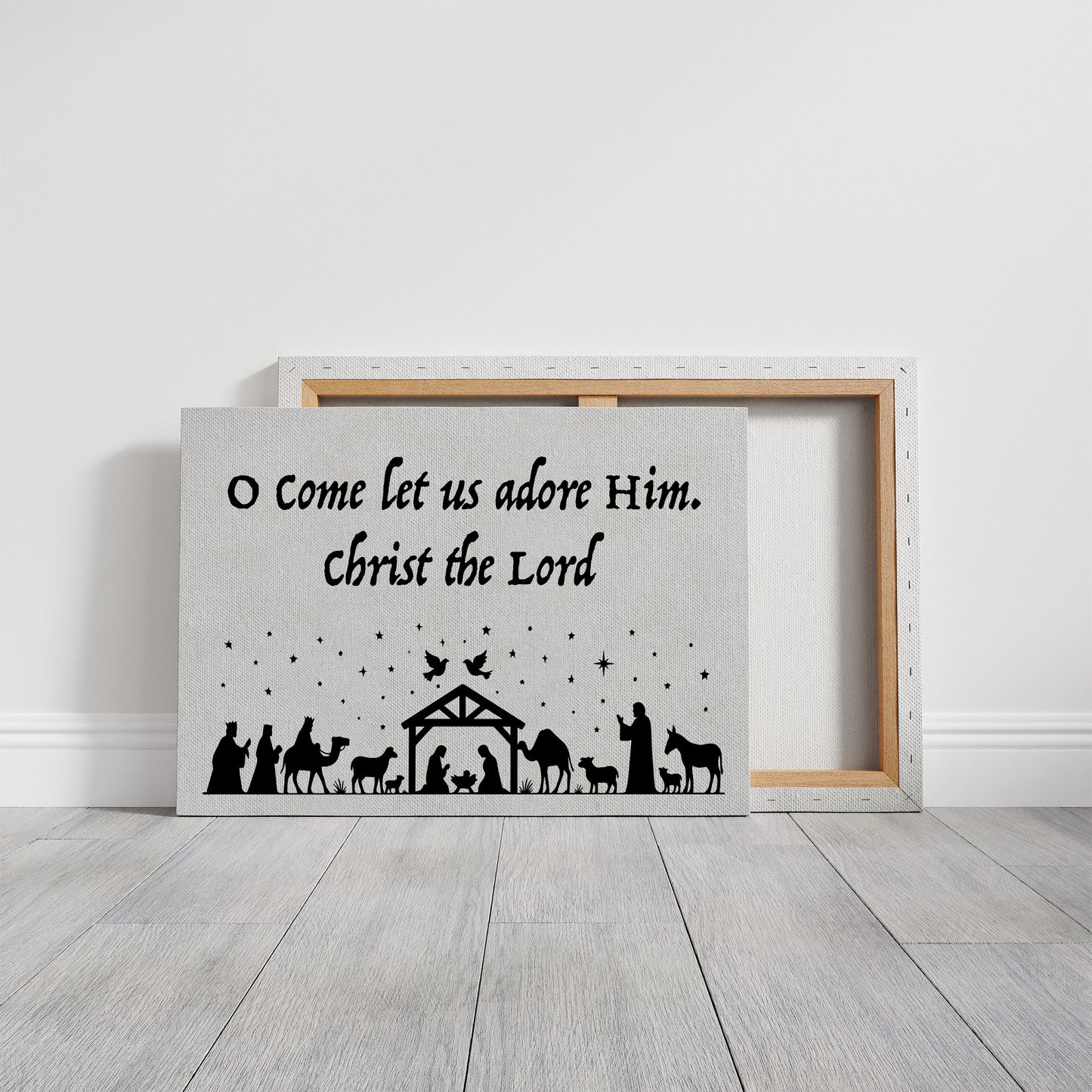 Sacred Story Among Wooden Shelves