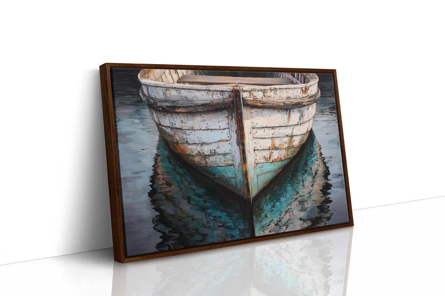 Weathered Hull Rests In Stillness