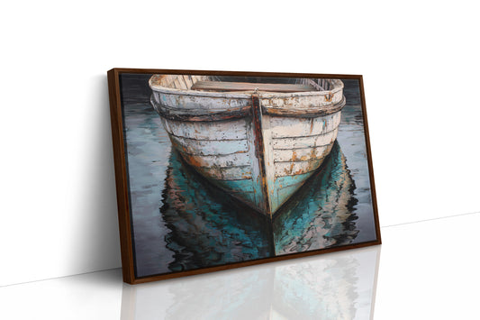 Weathered Hull Rests In Stillness