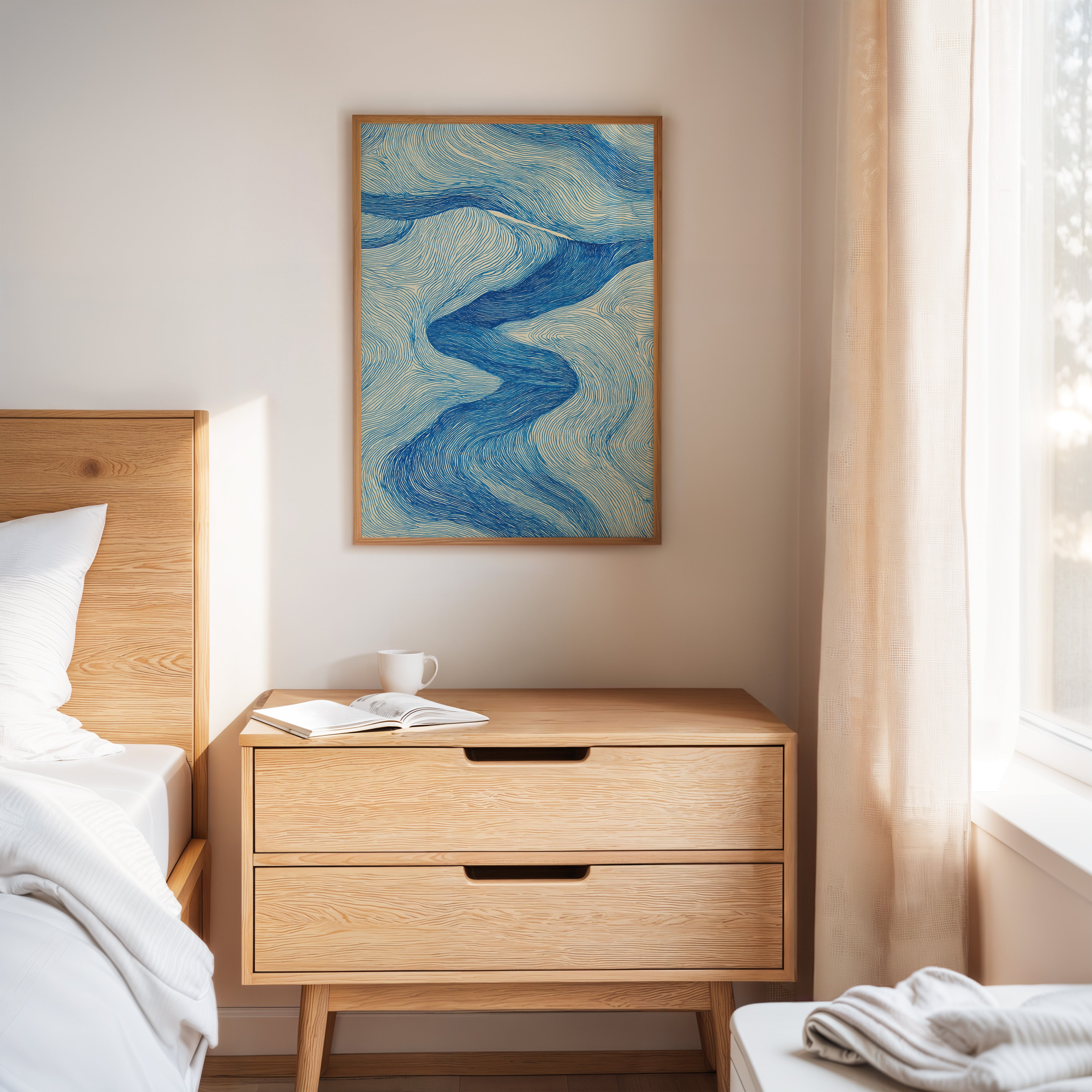 Currents of Blue and White