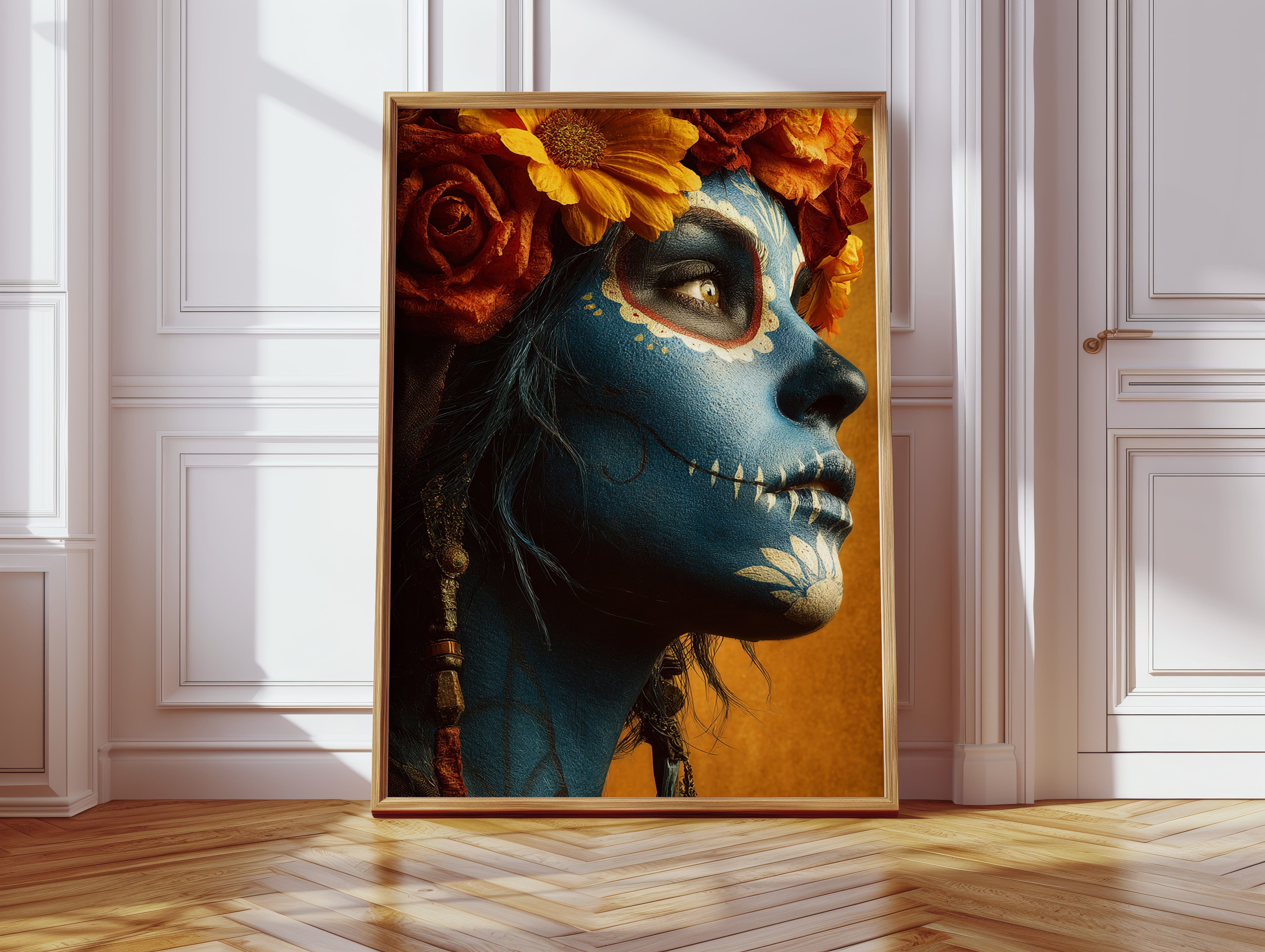 Embers Beneath Painted Skin