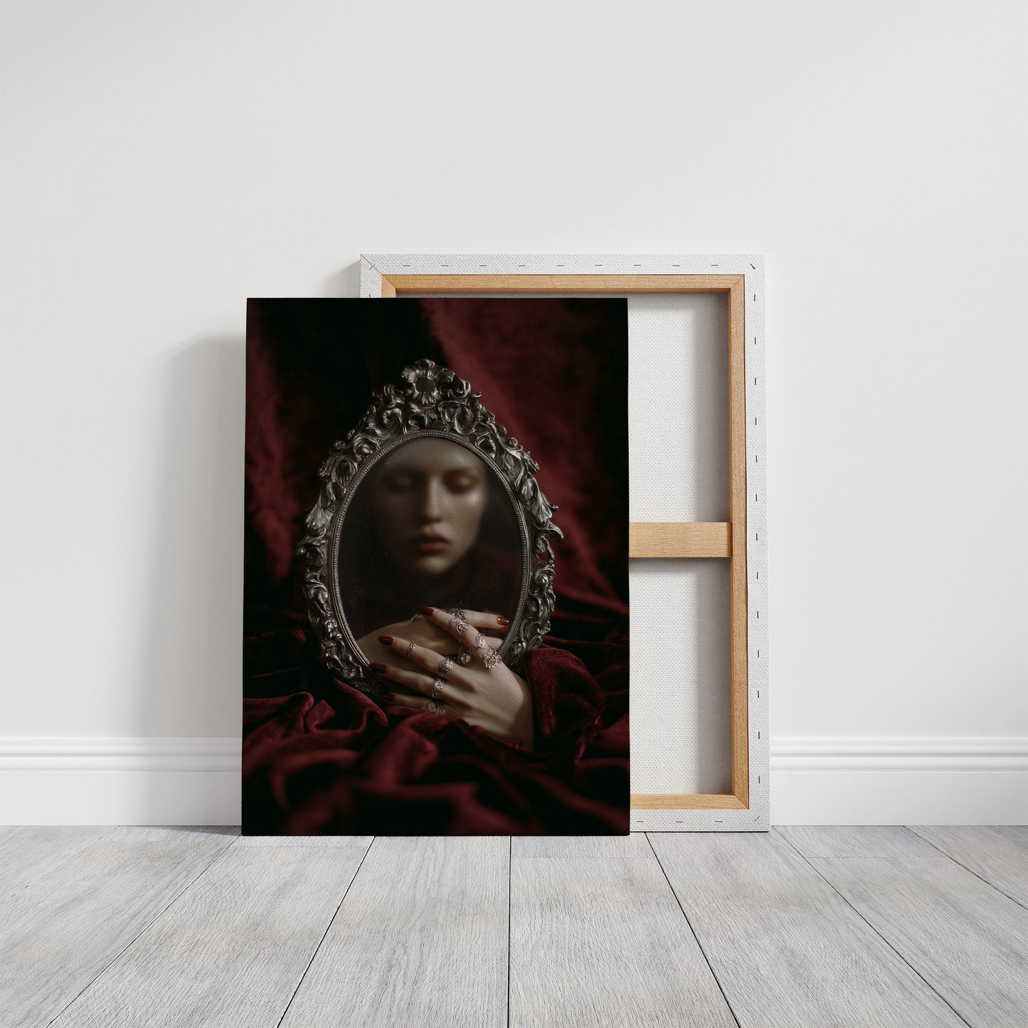 Velvet Secrets Behind Silver Frame