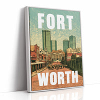 Fort Worth, Riso Print