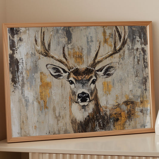 Noble Stag In Golden Light