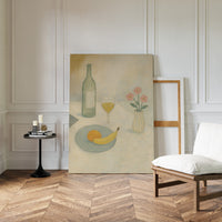 Banana and Wine in Morning Light
