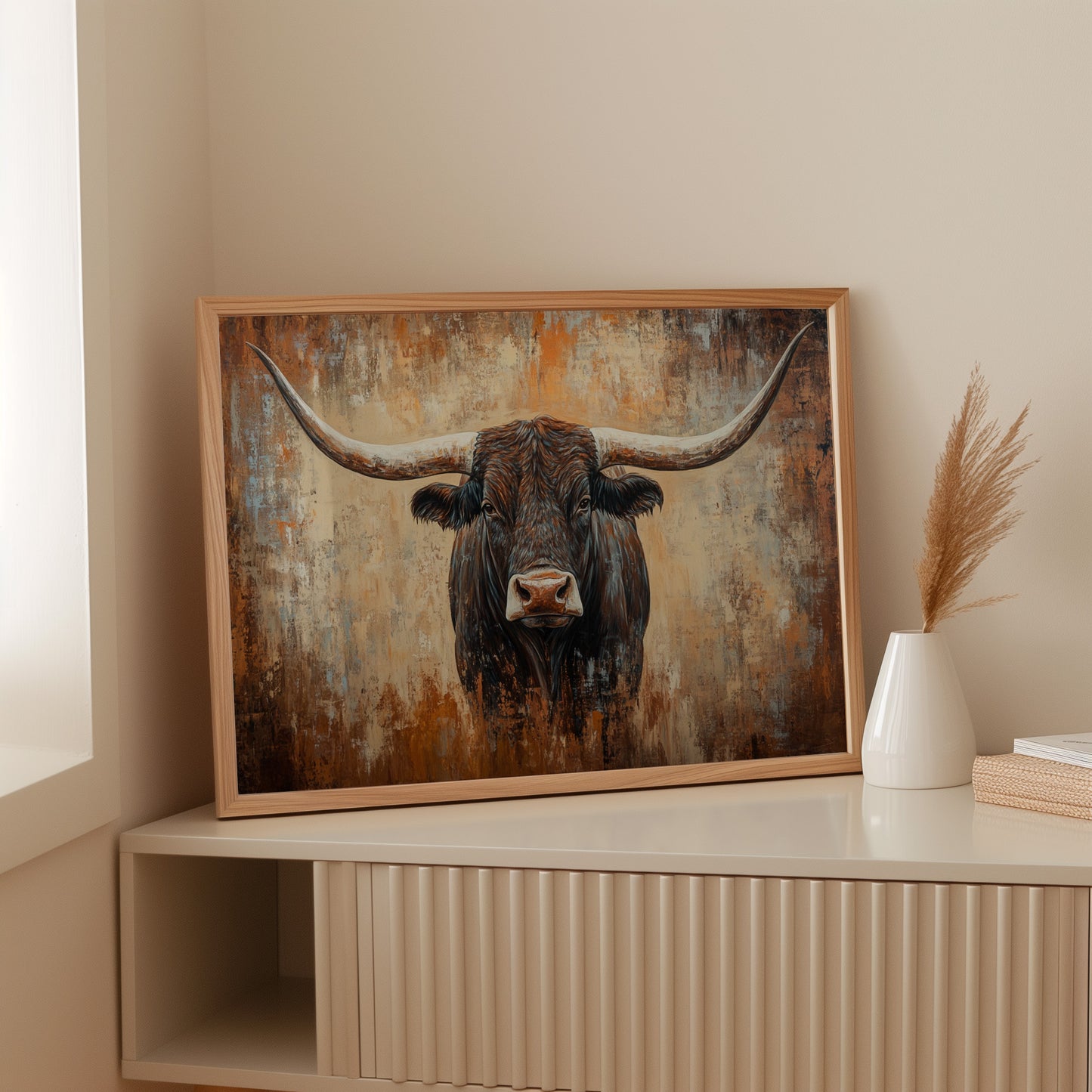 Longhorn Tales In Copper Light